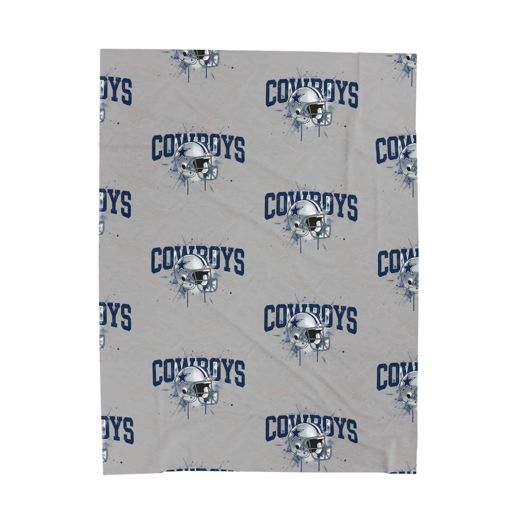 Cowboys Velveteen Plush Blanket – Soft Team Logo Throw for Game Days & Gifts
