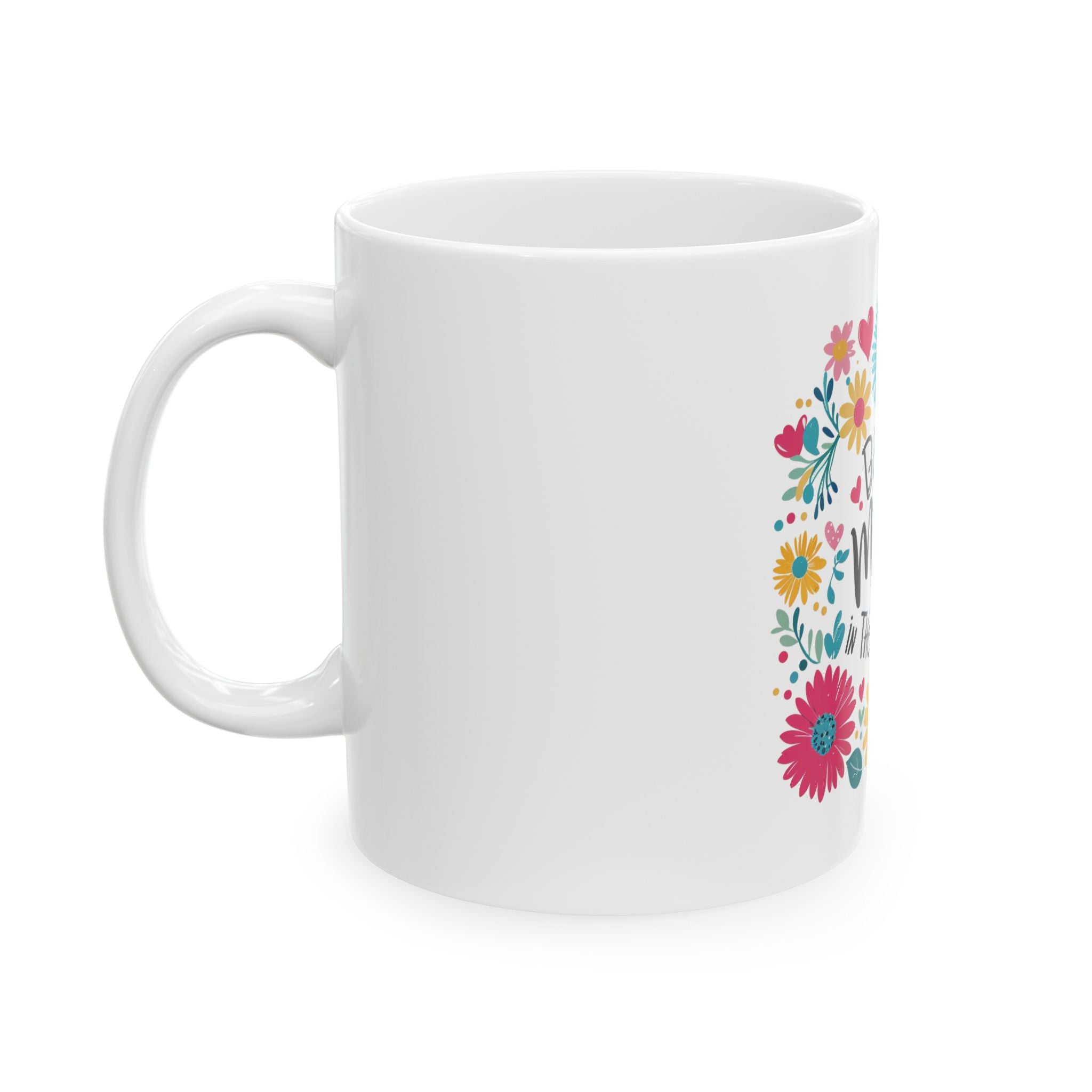 Best Mom in the World Floral Ceramic Mug — Mother's Day Gift (11oz & 15oz)