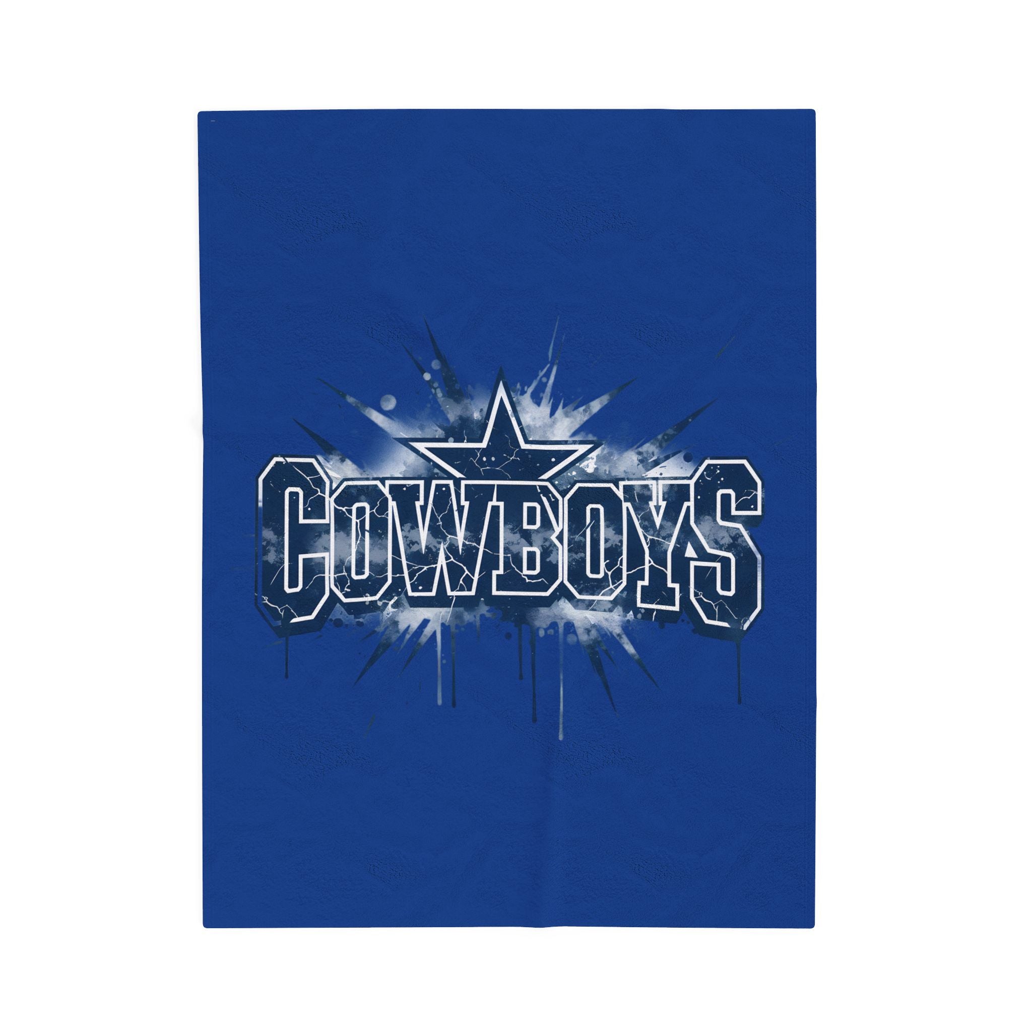 Cowboys Velveteen Plush Blanket