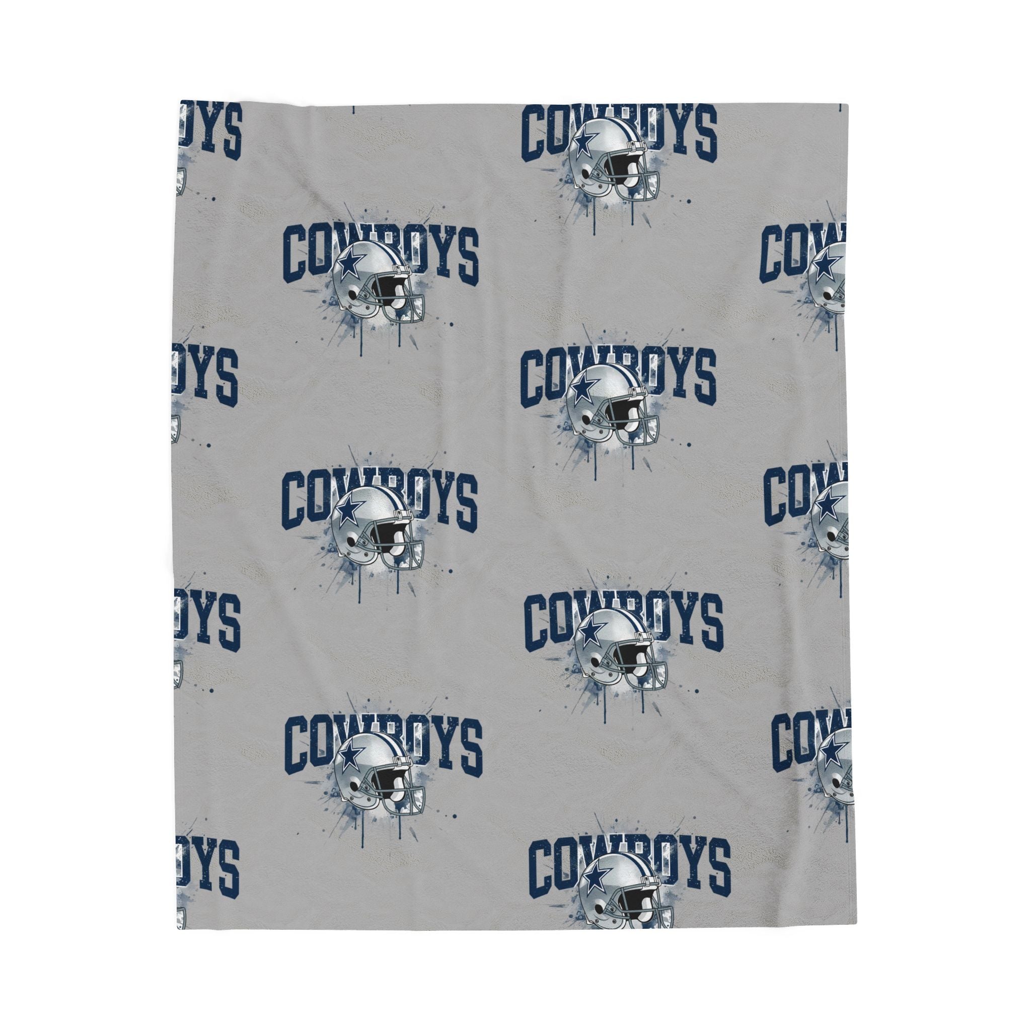 Cowboys Velveteen Plush Blanket – Soft Team Logo Throw for Game Days & Gifts